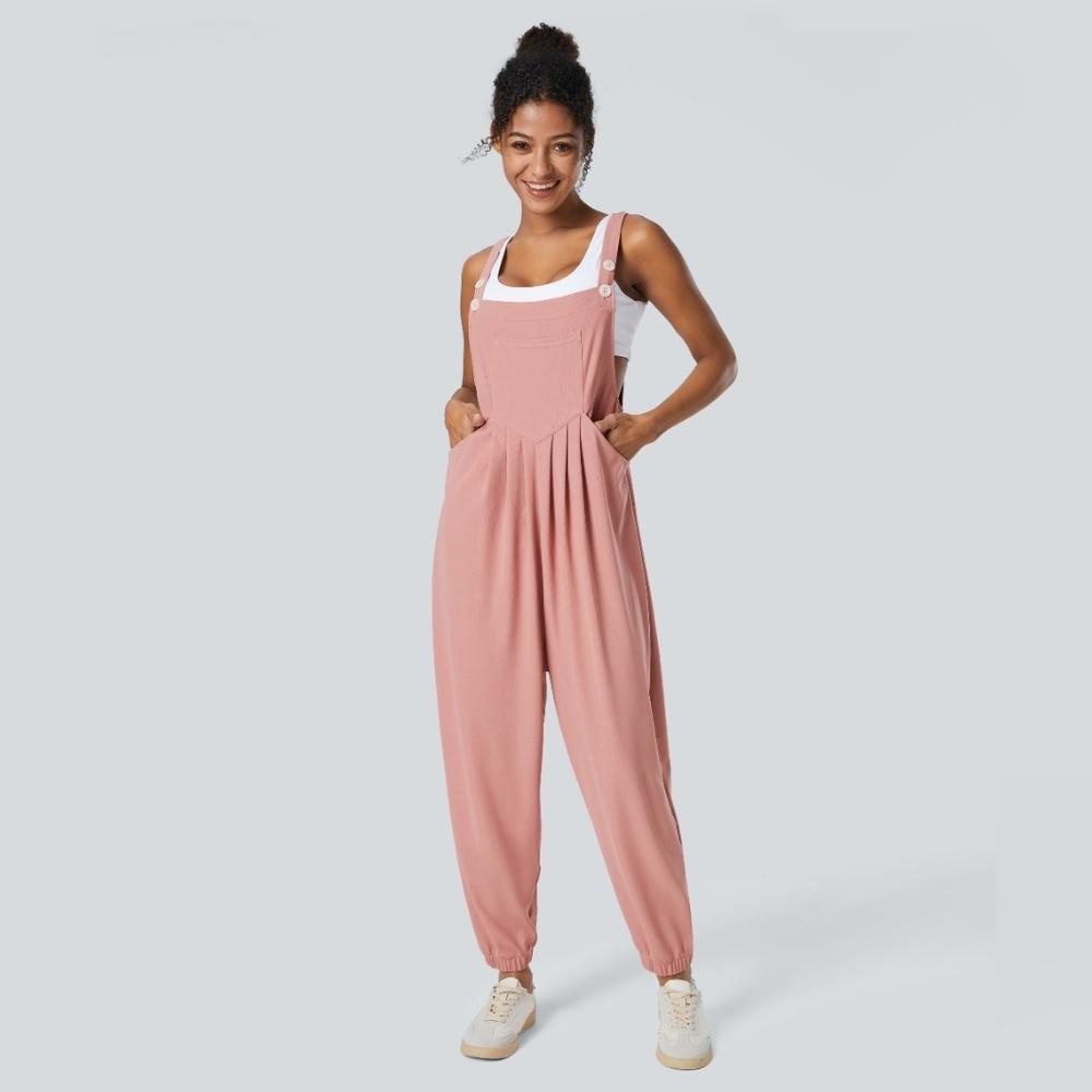 NWOT Waffle Casual Jogger Jumpsuit Overalls